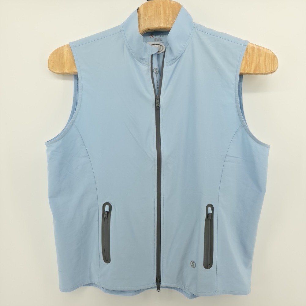Stitch Golf SVS Weather System Vest Men's XLarge Blue Full Zip